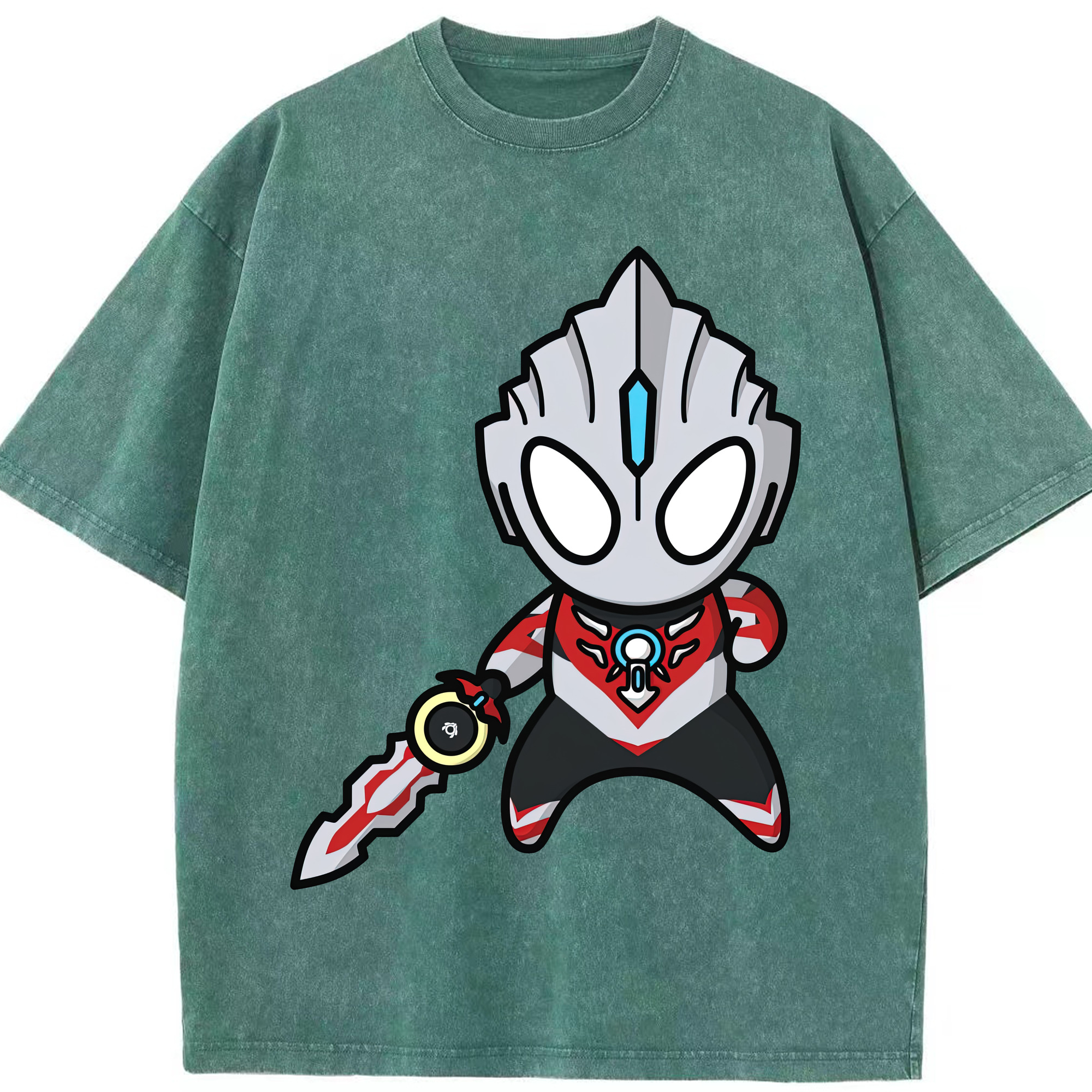 （画像用） ウルトラマン Ultraman 綿100% ヴィンテージ風 半袖Tシャツ（フロントプリント）